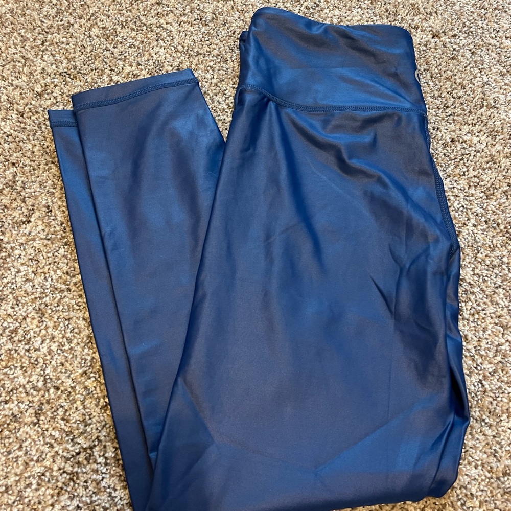 Zyia Blue Metallic Legging